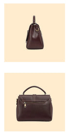 Florence Noelle Vegetable-Tanned Leather Messenger