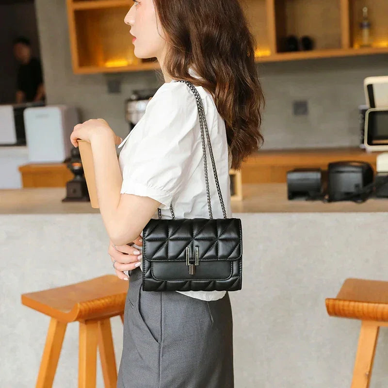 Black shoulder bag