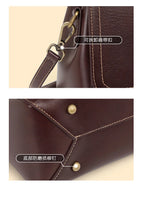 Florence Noelle Vegetable-Tanned Leather Messenger