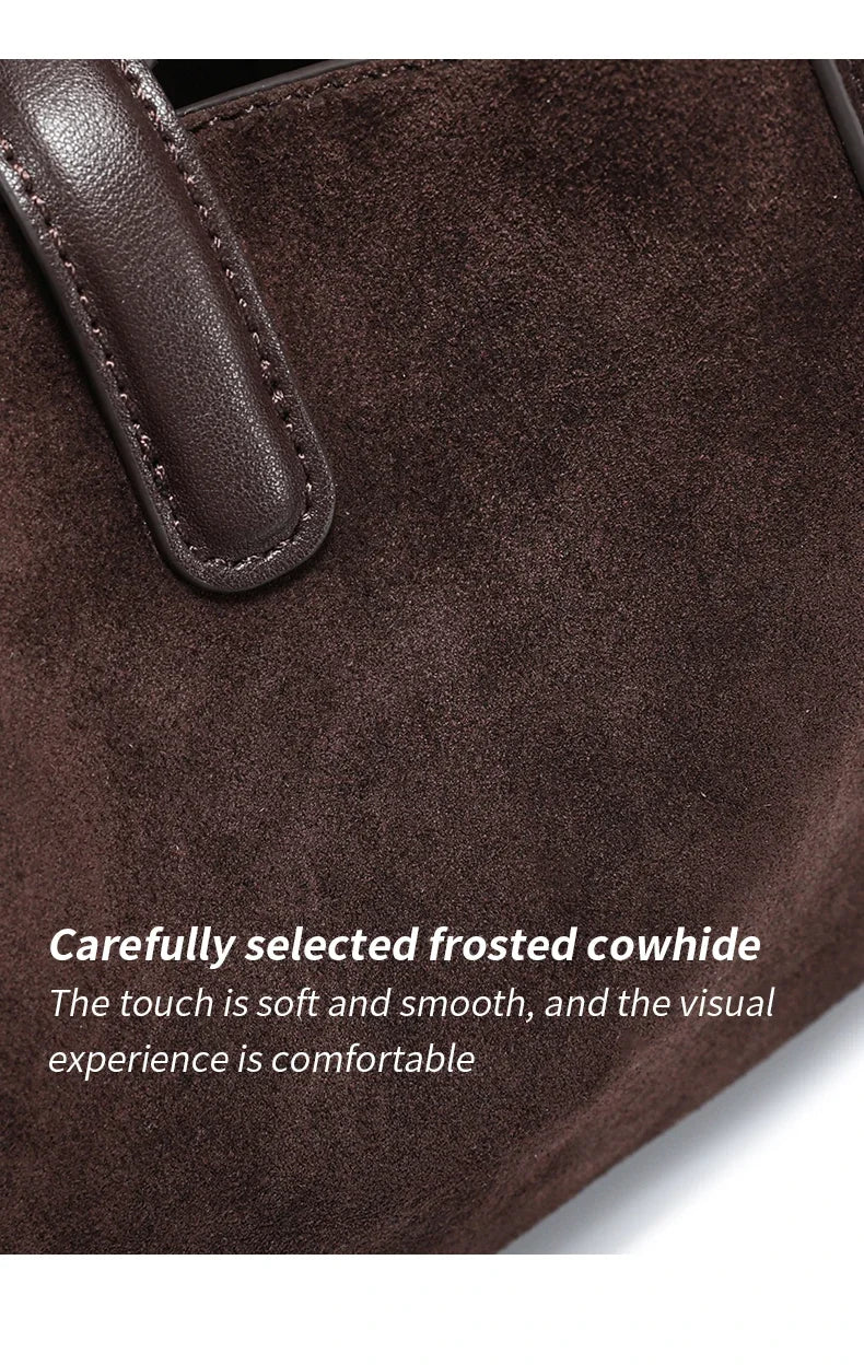 Sienna Velour Suede Tote