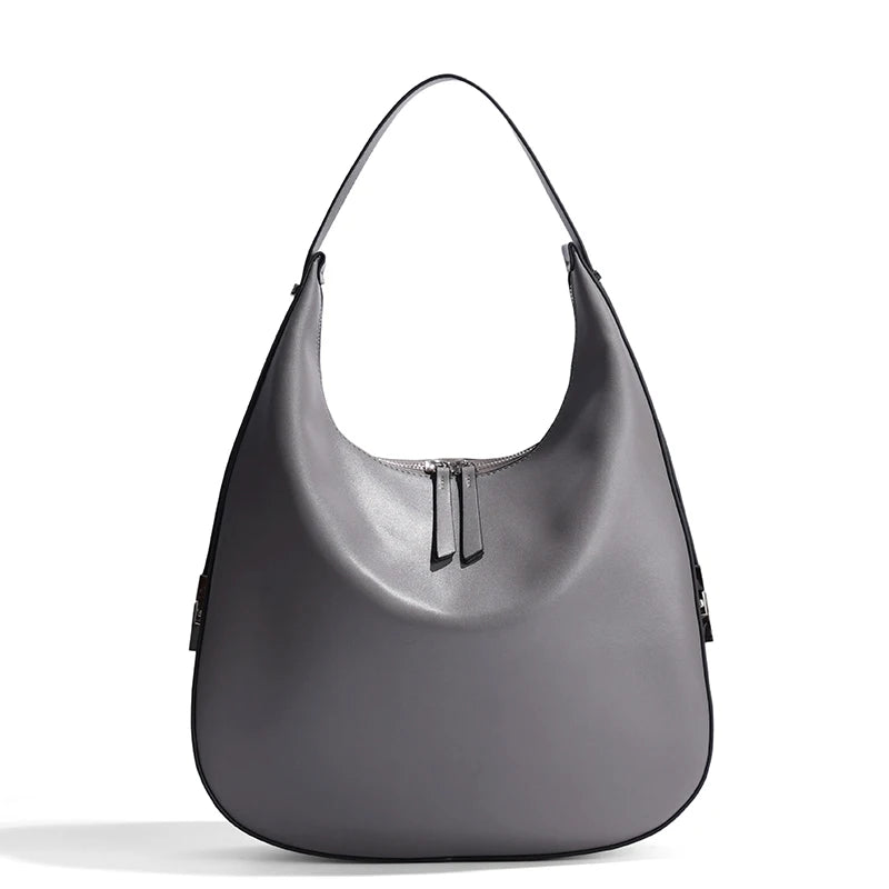 Luna Aria Leather Crescent Bag