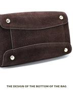 Sienna Velour Suede Tote