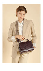 Florence Noelle Vegetable-Tanned Leather Messenger