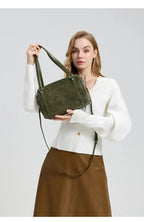 Zurich Sienna Suede Boston Bag