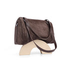 Zurich Sienna Suede Boston Bag