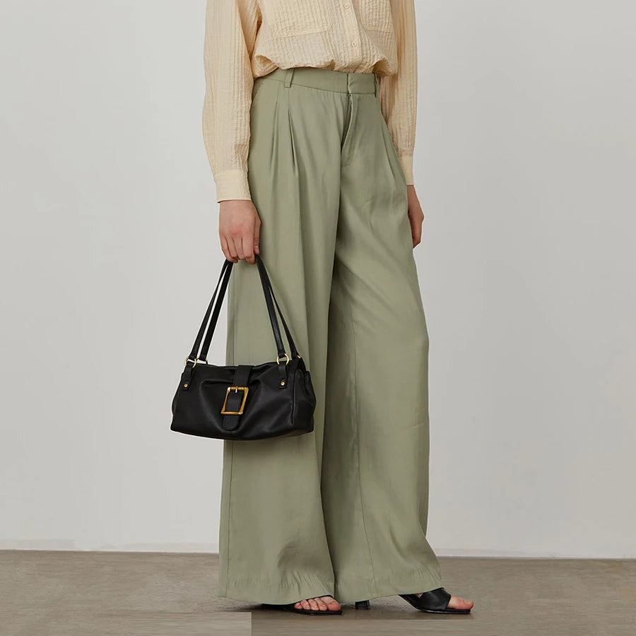 Paris Bianca Underarm Leather Bag