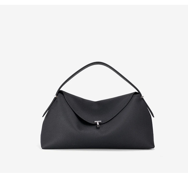 Milano Bianca Leather Underarm Tote