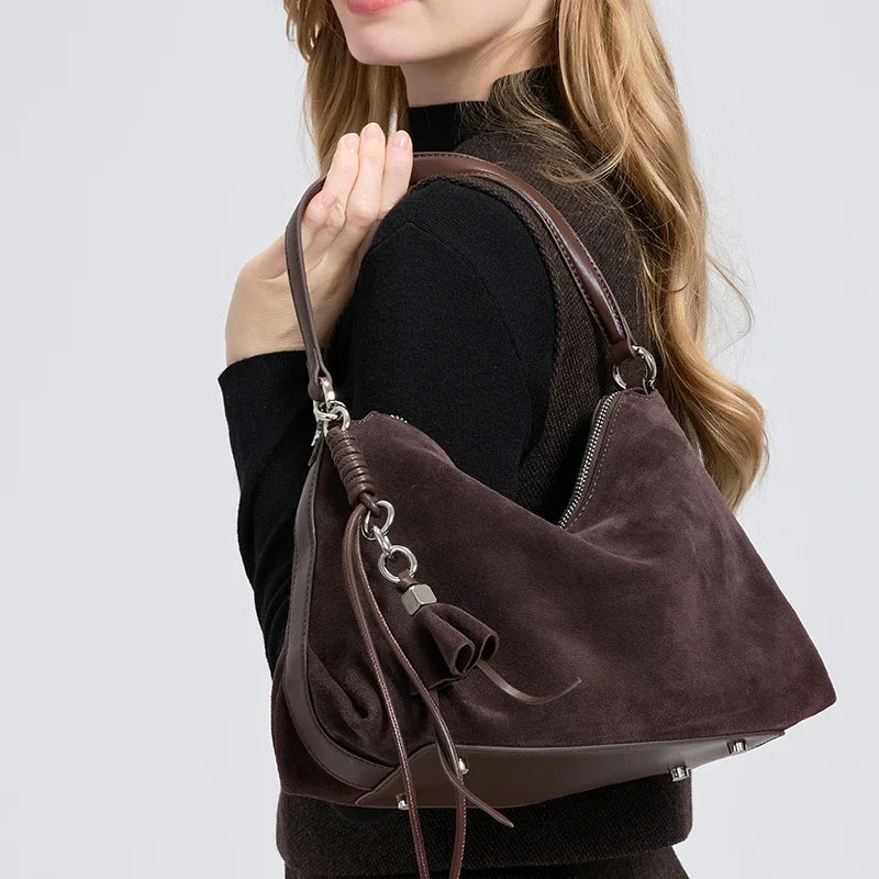 Montara Frosted Suede Commuter Tote