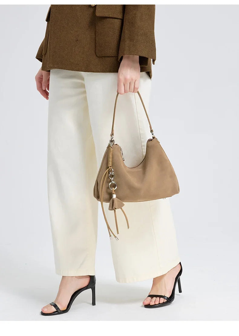 Montara Frosted Suede Commuter Tote