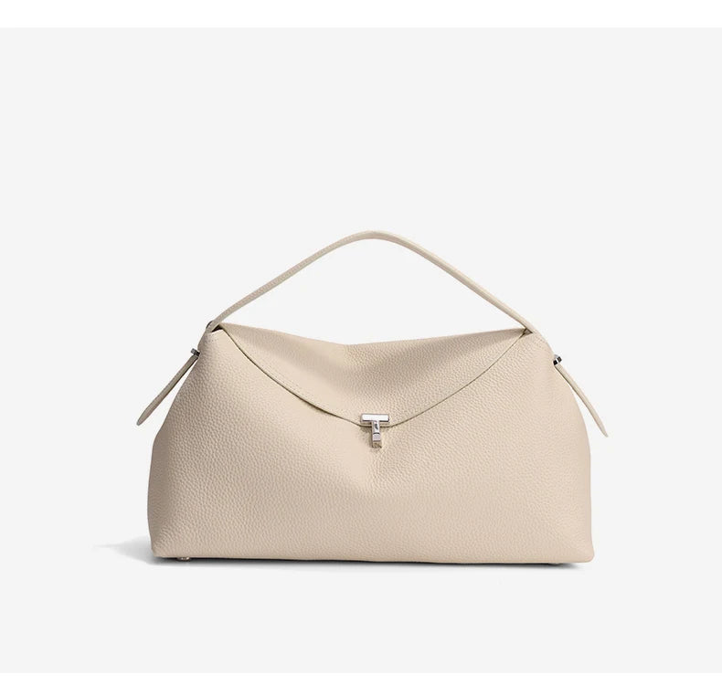 Milano Bianca Leather Underarm Tote