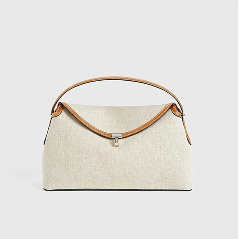 Stockholm Linea Linen & Leather Tote