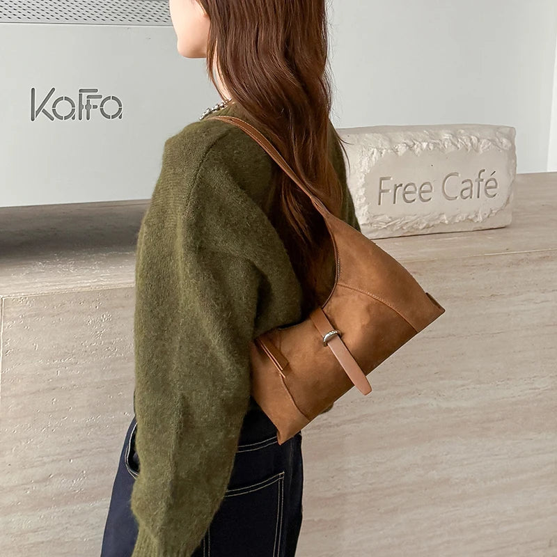 Zurich Amara Suede Shoulder Bag