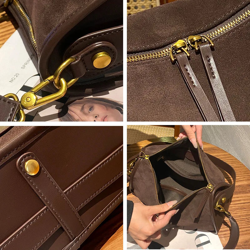 Zurich Celeste Matte Leather Tote