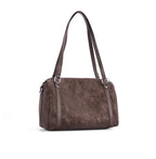 Zurich Sienna Suede Boston Bag