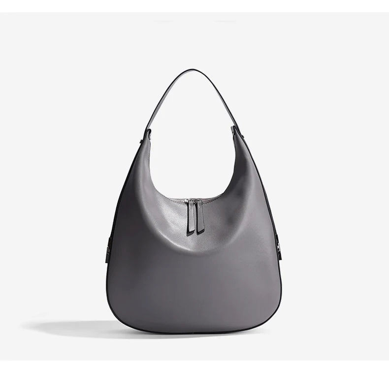 Luna Aria Leather Crescent Bag