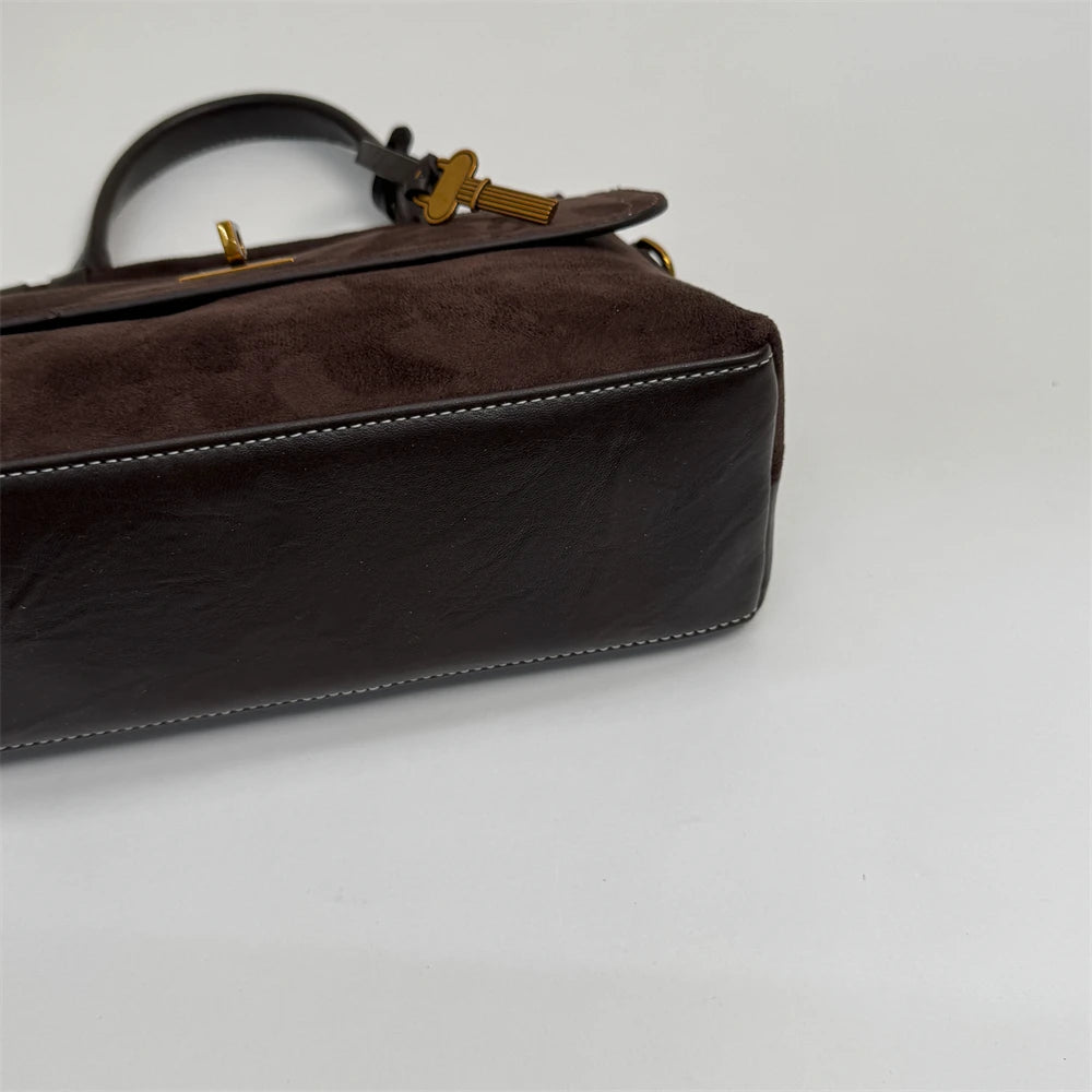 Valencia Époque Suede Top-Handle