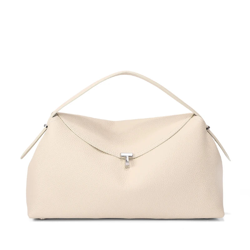 Milano Bianca Leather Underarm Tote