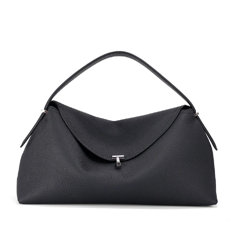 Milano Bianca Leather Underarm Tote
