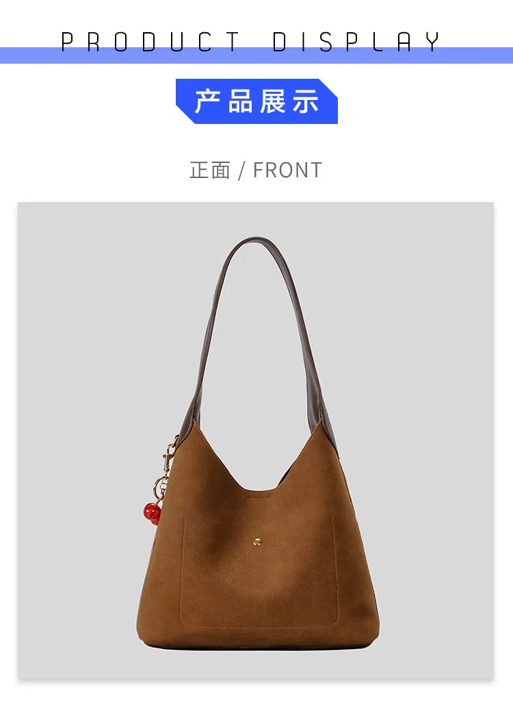 Lyon Amara Suede Large Tote