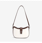 Paris Elise Leather Saddle Bag