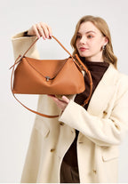 Milano Bianca Leather Underarm Tote